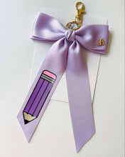Load image into Gallery viewer, *PREORDER* Pencil Ceci Hair Bows and Backpack Keychains