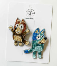 Load image into Gallery viewer, Bluey & Bingo Beaded Clips and Headbands