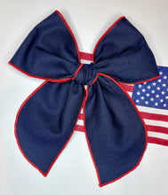 Load image into Gallery viewer, *SALE* Americana Linen Beloved Bows and Headbands