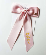 Load image into Gallery viewer, *PREORDER* Pencil Ceci Hair Bows and Backpack Keychains