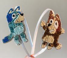 Load image into Gallery viewer, Bluey & Bingo Beaded Clips and Headbands