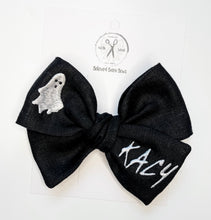 Load image into Gallery viewer, *4 Week TAT* Ghost Name Bows