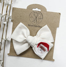 Load image into Gallery viewer, *PREORDER* Black Santa in Red on White