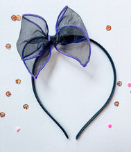 Load image into Gallery viewer, Purple & Black Organza Beloveds