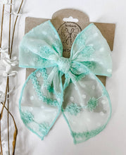Load image into Gallery viewer, *SALE* Sea Foam Beloved Bows and Headbands