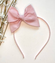 Load image into Gallery viewer, Light Pink Beloved Bows and Headbands