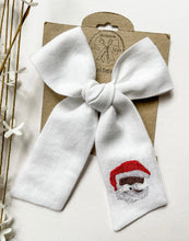 Load image into Gallery viewer, *PREORDER* Black Santa in Red on White