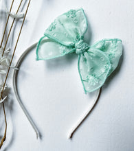 Load image into Gallery viewer, *SALE* Sea Foam Beloved Bows and Headbands