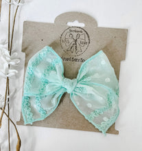 Load image into Gallery viewer, *SALE* Sea Foam Beloved Bows and Headbands