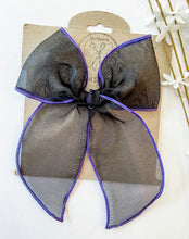 Load image into Gallery viewer, Purple & Black Organza Beloveds