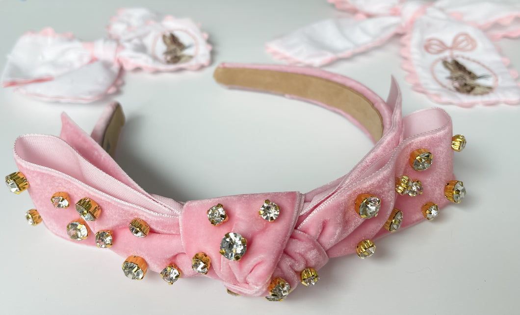 *PREORDER* Pink Embellished Blair Headband