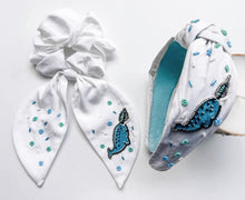 Load image into Gallery viewer, Narwhal, Unicorn of the Sea Headbands &amp; Scrunchies