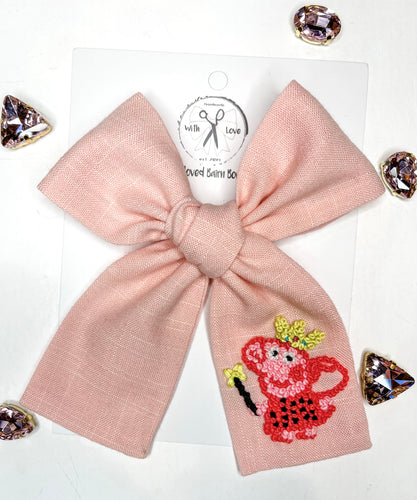 Peppa Embroidered Bows