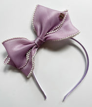 Load image into Gallery viewer, Pretty in Pearls Organza Cecis and Headbands
