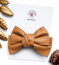 Load image into Gallery viewer, Faux Leather Bows