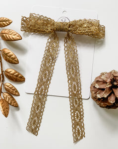 *PREORDER* Holiday Magic Satin & Lace Bows
