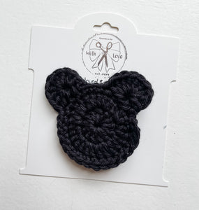 Mouse Crochet Clips