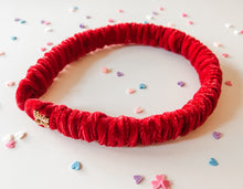 Load image into Gallery viewer, *PREORDER* Valentine’s Scrunchie Headbands