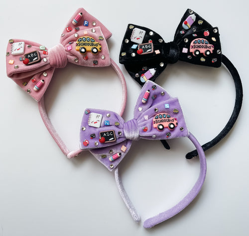 *PREORDER* School Embellished Headbands