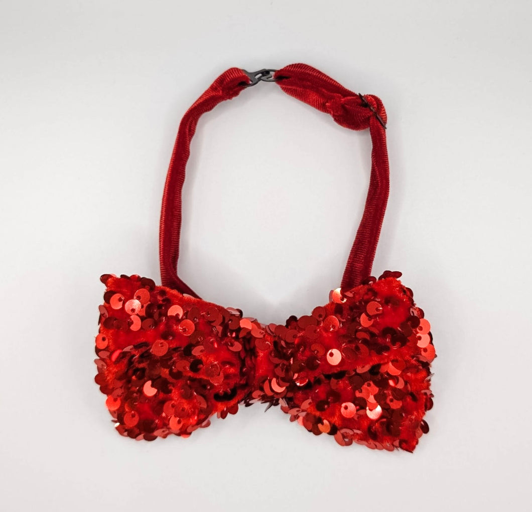 Holiday Sequin Bow Ties