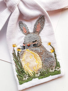 *PREORDER* Bunny Embroidered Bows