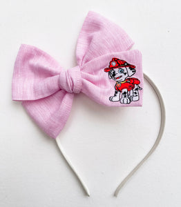 *4 Week TAT* Paw Patrol Bows and Headbands
