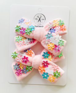 Spring Bunnies Embellished Bows