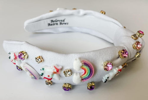 Unicorns + Rainbows on White