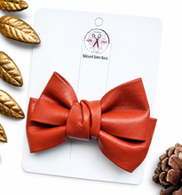 Load image into Gallery viewer, Faux Leather Bows