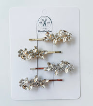 Load image into Gallery viewer, *PREORDER* Floral Diamond Bobby Pin Sets