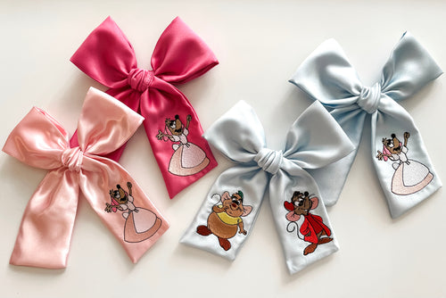 *PREORDER* Cinderelly’s Friends Embroidered Bows