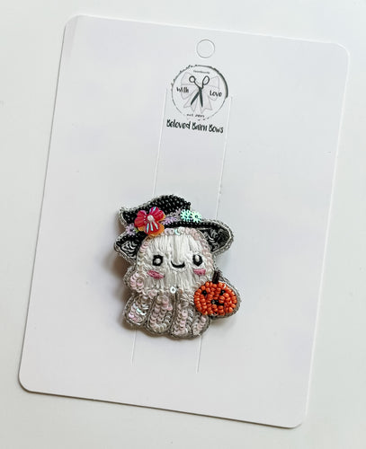 Casperina The Friendly Ghost Beaded Clips