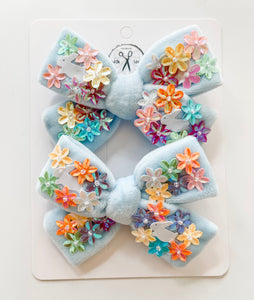 Spring Bunnies Embellished Bows
