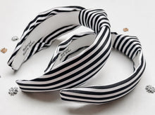 Load image into Gallery viewer, (Mommy &amp; Me) Beetlejuice Striped Satin Headband