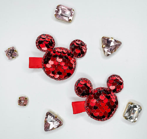 Sequin Mouse Clips