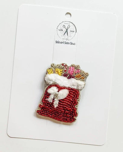 *PREORDER* Santa’s Gift Sack Beaded Clips