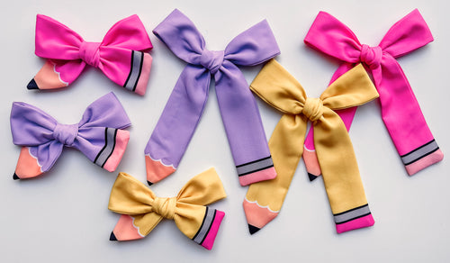 *PREORDER* Colorful Pencil Bows