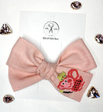 Load image into Gallery viewer, Peppa Embroidered Bows and Headbands