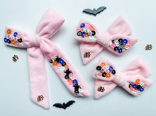 Load image into Gallery viewer, Sweet Pink Halloween Embellished Bows