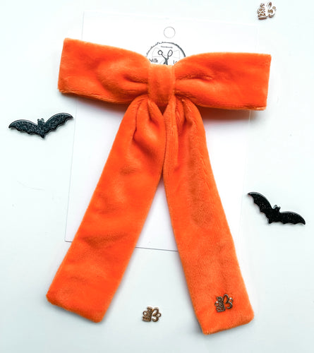 Orange Velvet Petite Kara