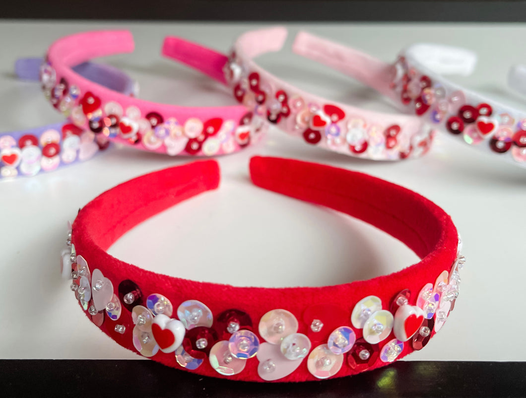 *PREORDER* I Love You More Embellished Headbands