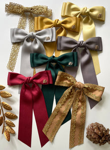 *PREORDER* Holiday Magic Satin & Lace Bows