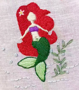 Mermaid Dreams Embroidered Bows