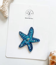 Load image into Gallery viewer, Starfish Beaded Clips