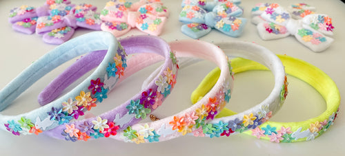 Spring Bunnies Embellished Headbands