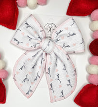 Load image into Gallery viewer, *3 Week TAT* Love 🩷 Love Bows and Headbands