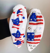 Load image into Gallery viewer, USA Embellished Headbands