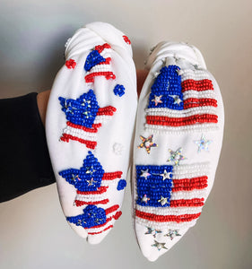 USA Embellished Headbands