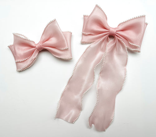 Pearl Pink Ceci Bows