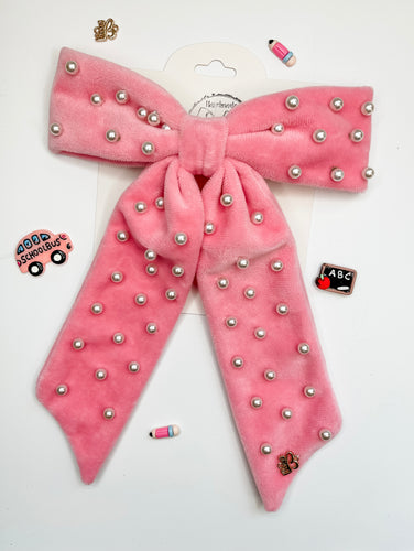 Pink Pearl Kara Bow